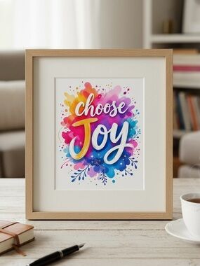 DDS Art Print, 8x10, Bible Verse, Paper Print, Unframed, Bright Series